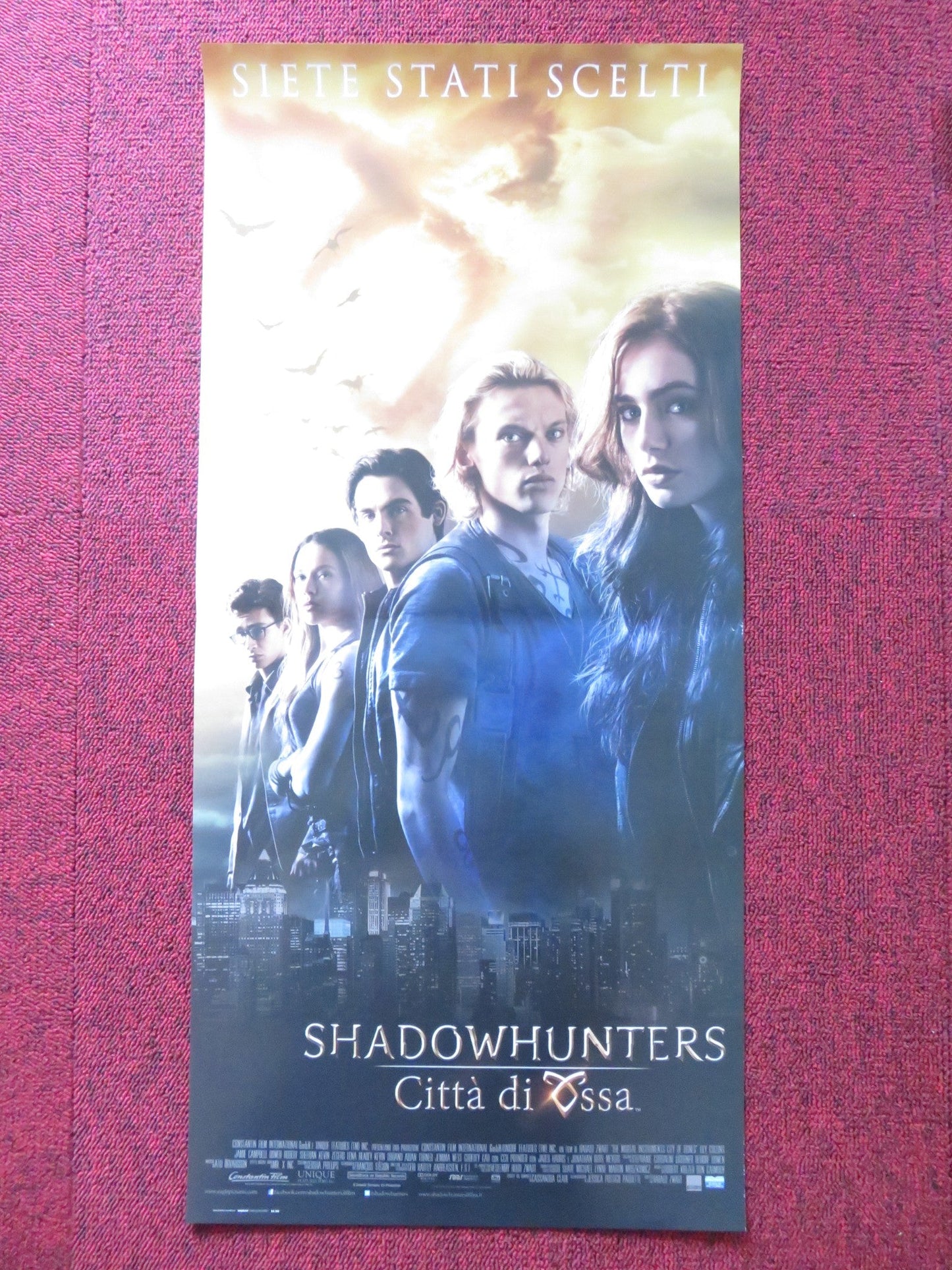 THE MORTAL INSTRUMENTS: CITY OF BONES ITALIAN LOCANDINA POSTER LILY COLLINS 2013 Rendezvous Cinema Movie posters