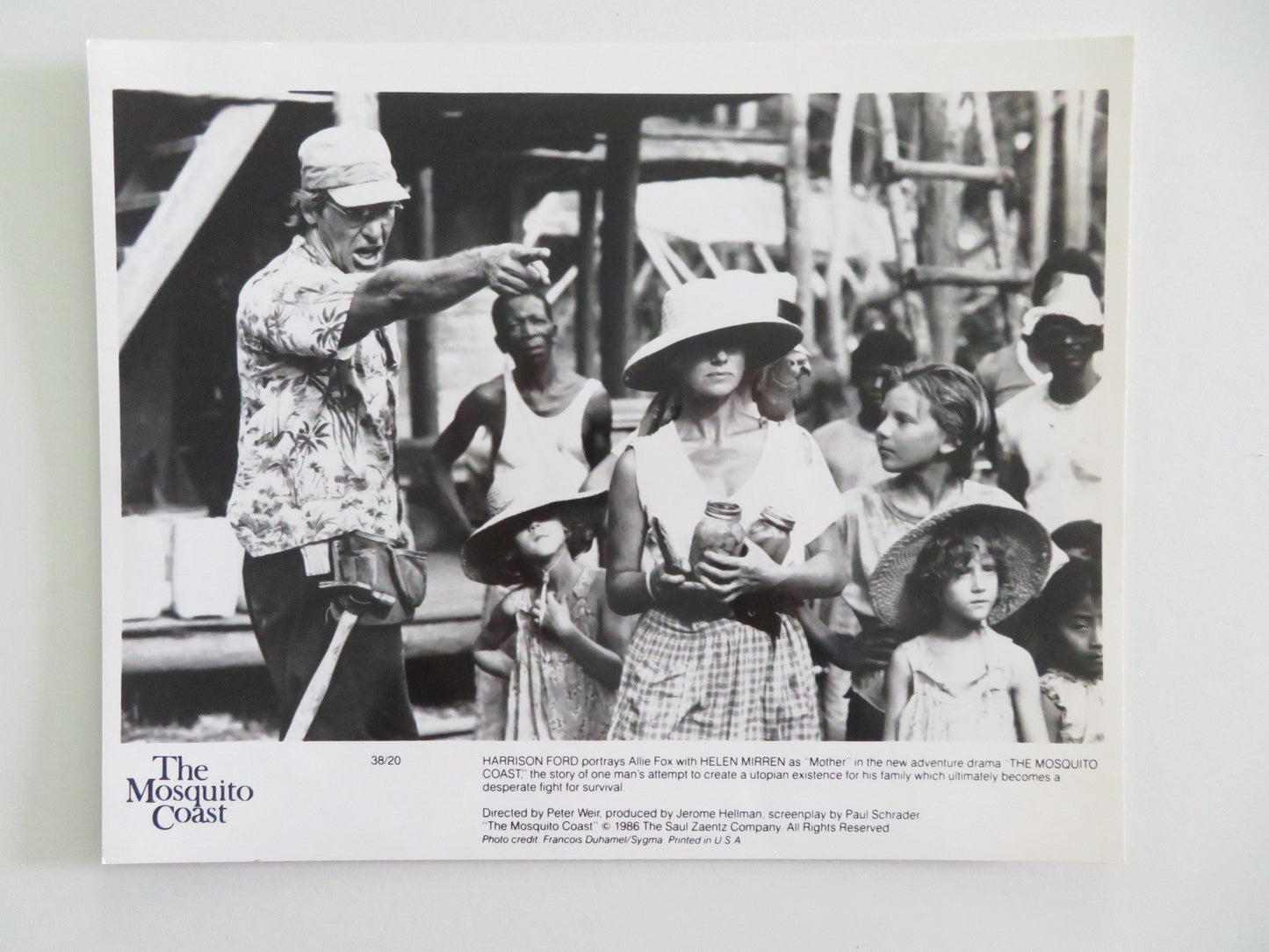 THE MOSQUITO COAST MOVIE STILL PHOTO LOT OF 5 HARRISON FORD RIVER PHOENIX 1986 Movie posters