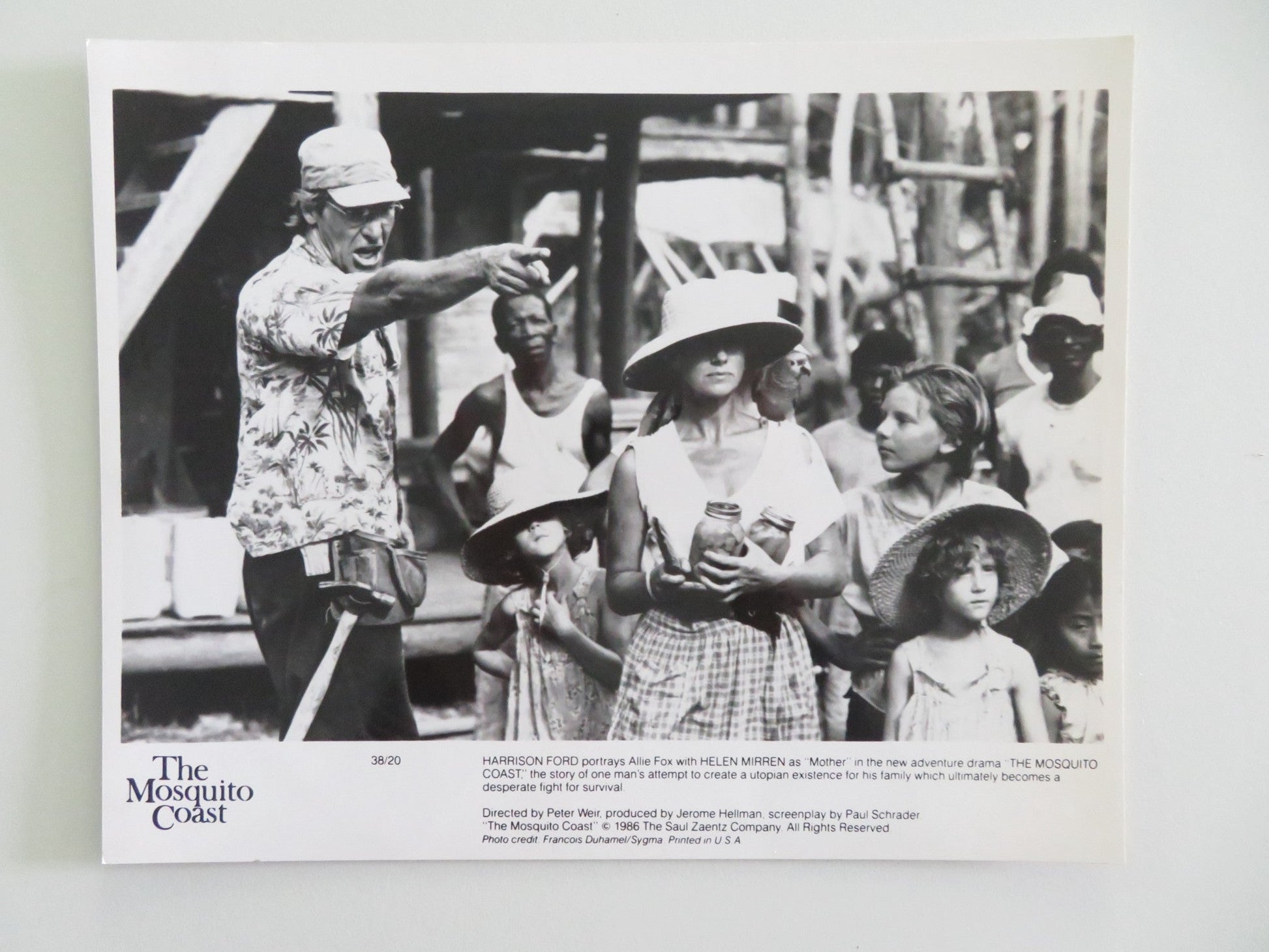 THE MOSQUITO COAST MOVIE STILL PHOTO LOT OF 5 HARRISON FORD RIVER PHOENIX 1986 Movie posters