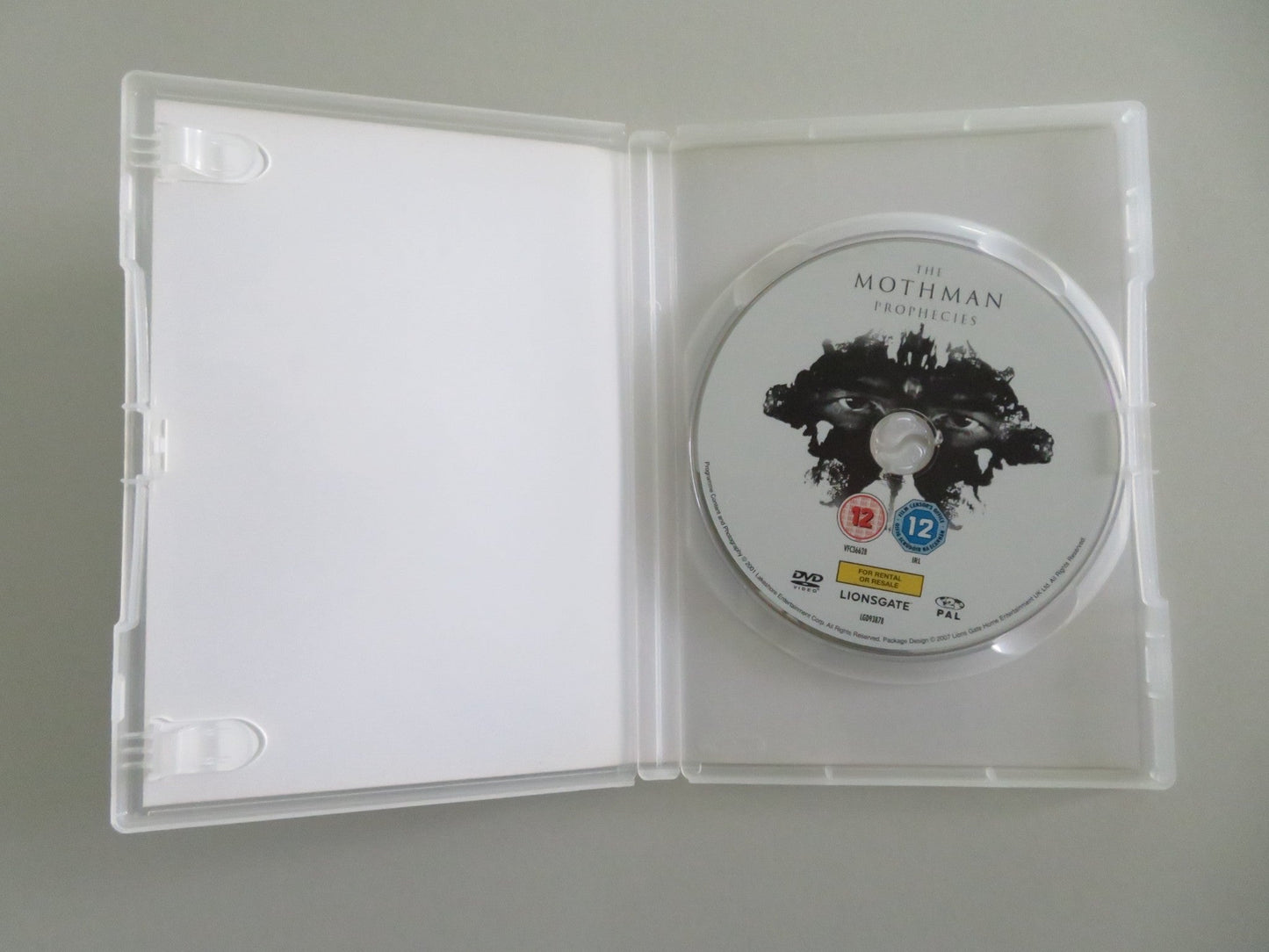 The Mothman Prophecies (DVD) Richard Gere David Eigenberg 2002 Region 2 Movie posters
