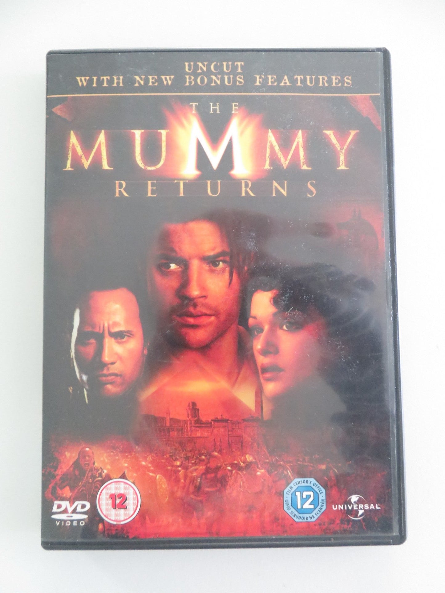 The Mummy Returns - B (DVD) Brendan Fraser Rachel Weisz 2001 Region 2, 4 Movie posters