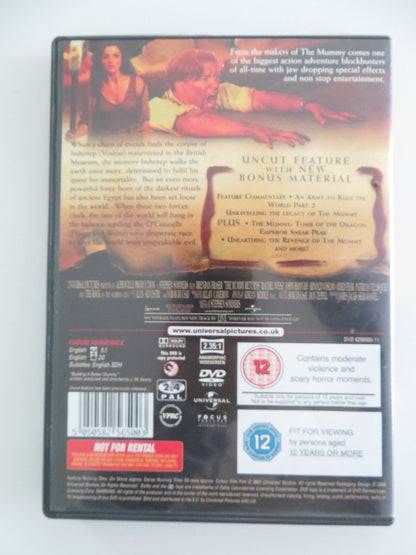 The Mummy Returns - B (DVD) Brendan Fraser Rachel Weisz 2001 Region 2, 4 Movie posters