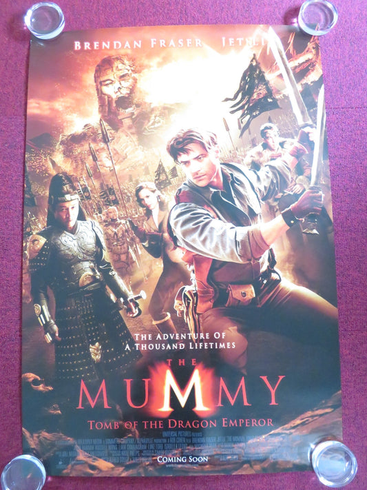 THE MUMMY TOMB OF THE DRAGON EMPEROR - B US ONE SHEET ROLLED POSTER FRASER 2008 Rendezvous Cinema Movie posters