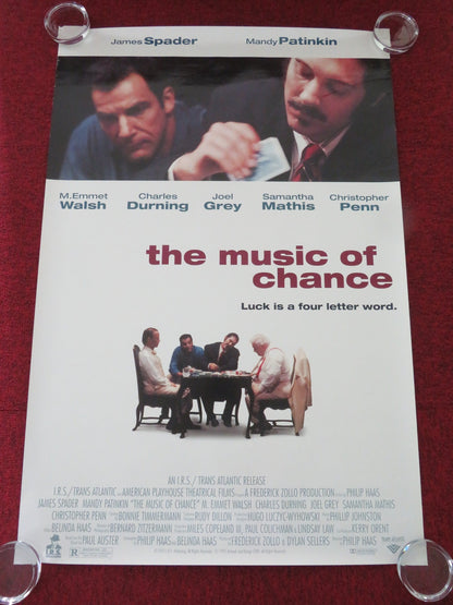 THE MUSIC OF CHANCE US ONE SHEET ROLLED POSTER JAMES SPADER MANDY PATINKIN 1993 Movie posters