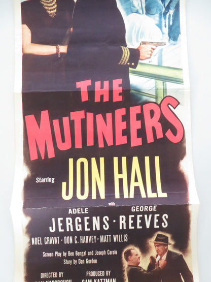 The Mutineers US Insert Poster Jon Hall Adele Jergens 1949 Movie posters