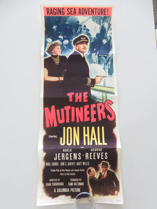 The Mutineers US Insert Poster Jon Hall Adele Jergens 1949 Movie posters