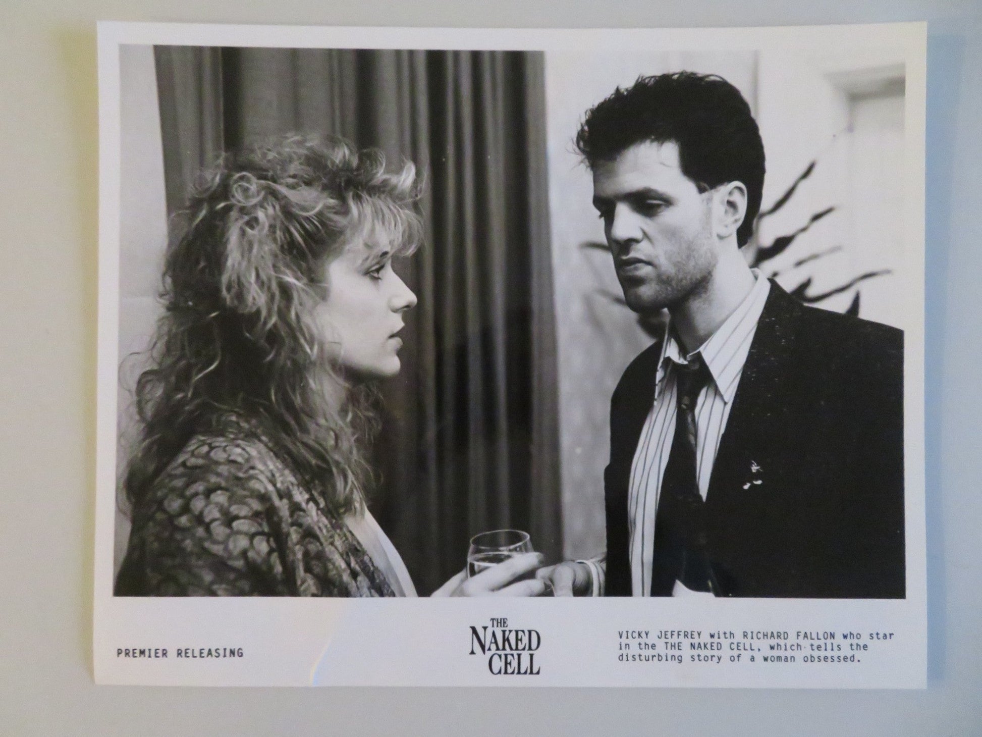 THE NAKED CELL MOVIE STILL PHOTO LOT OF 4 VICTORIA JEFFREY RICHARD FALLON 1988 - Rendezvous Cinema