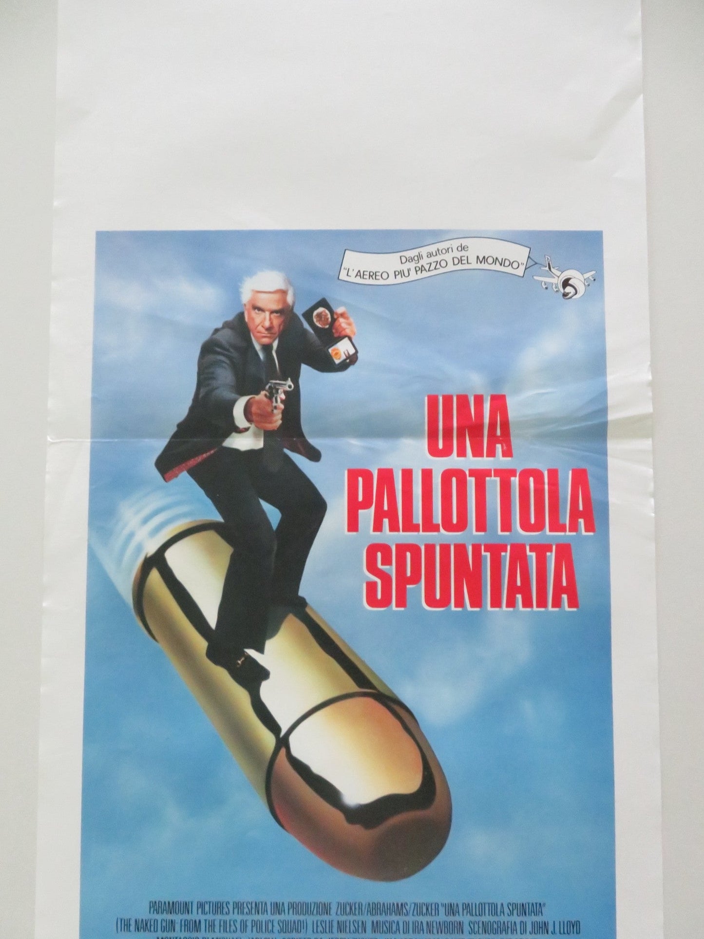 THE NAKED GUN: FROM THE FILES OF POLICE SQUAD! ITALIAN LOCANDINA POSTER 1989 Movie posters