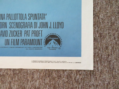 THE NAKED GUN ITALIAN 2 FOGLIO POSTER LESLIE NIELSEN PRISCILLA PRESLEY 1989 Rendezvous Cinema Movie posters