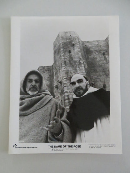 THE NAME OF THE ROSE MOVIE STILL PHOTO LOT OF 5 SEAN CONNERY C. SLATER 1986 Movie posters