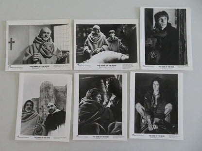 THE NAME OF THE ROSE MOVIE STILL PHOTO LOT OF 5 SEAN CONNERY C. SLATER 1986 Movie posters