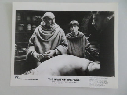 THE NAME OF THE ROSE MOVIE STILL PHOTO LOT OF 5 SEAN CONNERY C. SLATER 1986 Movie posters