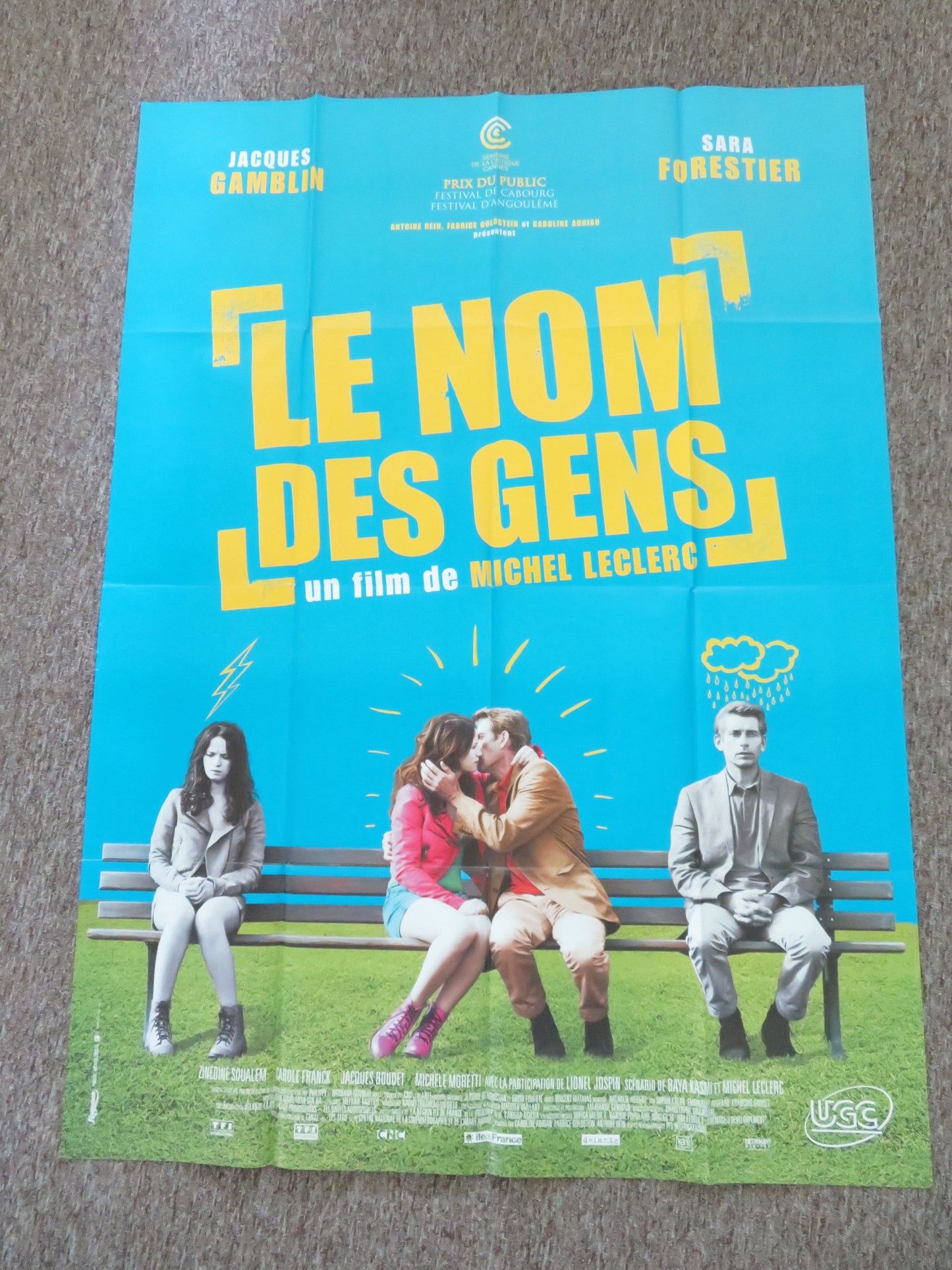 The Names of Love French Grande Poster Jacques Gamblin Sara Forestier 2010 Movie posters