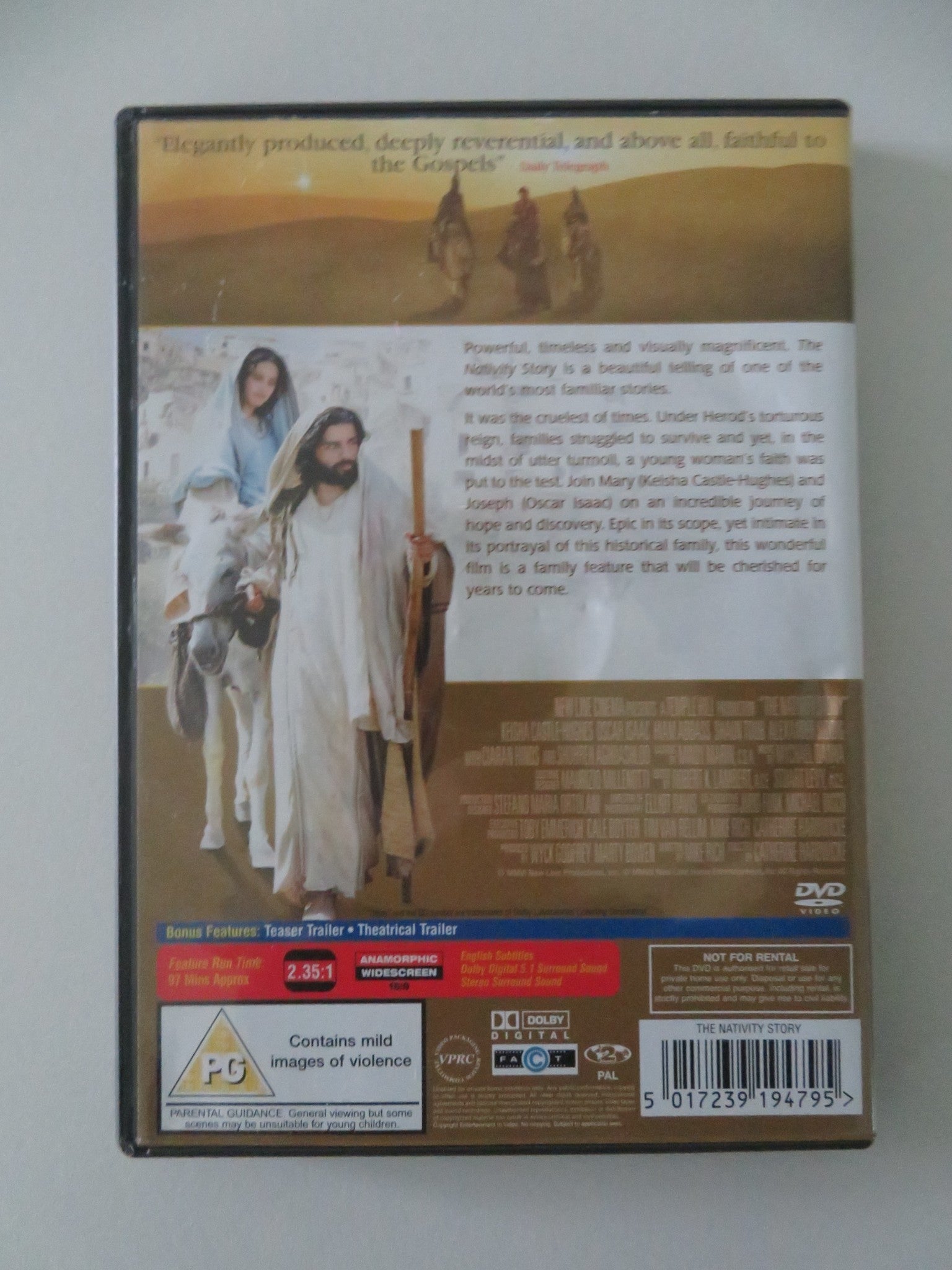 THE NATIVITY STORY - B (DVD) OSCAR ISAAC KEISHA CASTLE - HUGHES 2006 REGION 2 Movie posters