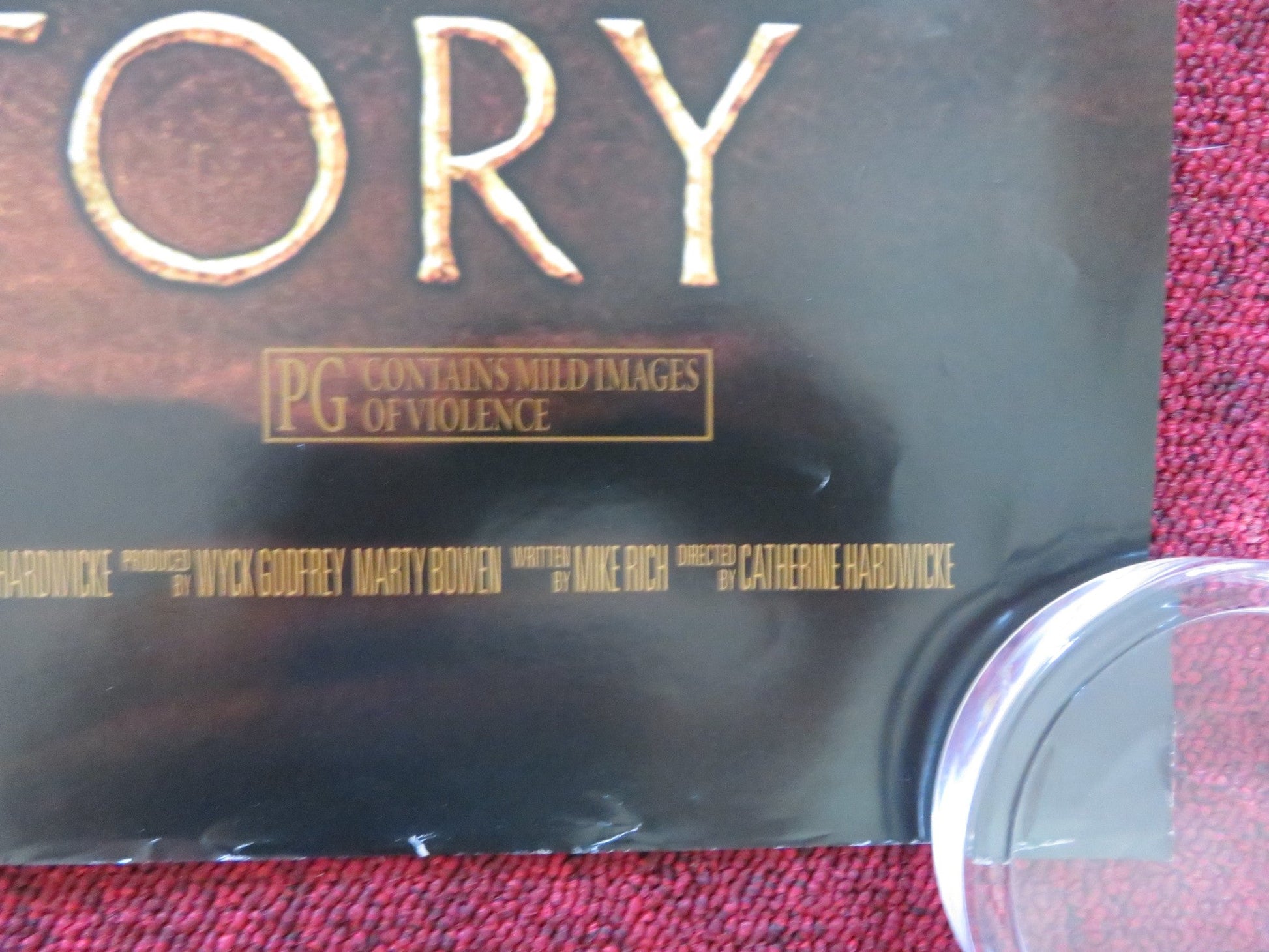 THE NATIVITY STORY UK QUAD ROLLED POSTER OSCAR ISAAC KEISHA CASTLE - HUGHES 2006 Rendezvous Cinema Movie posters