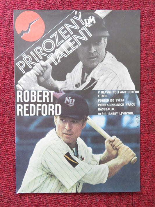 THE NATURAL CZECH POSTER ROBERT REDFORD 1986 Rendezvous Cinema Movie posters