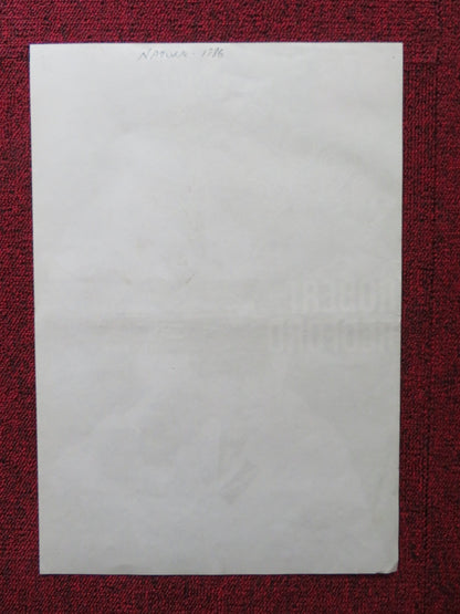 THE NATURAL CZECH POSTER ROBERT REDFORD 1986 Rendezvous Cinema Movie posters