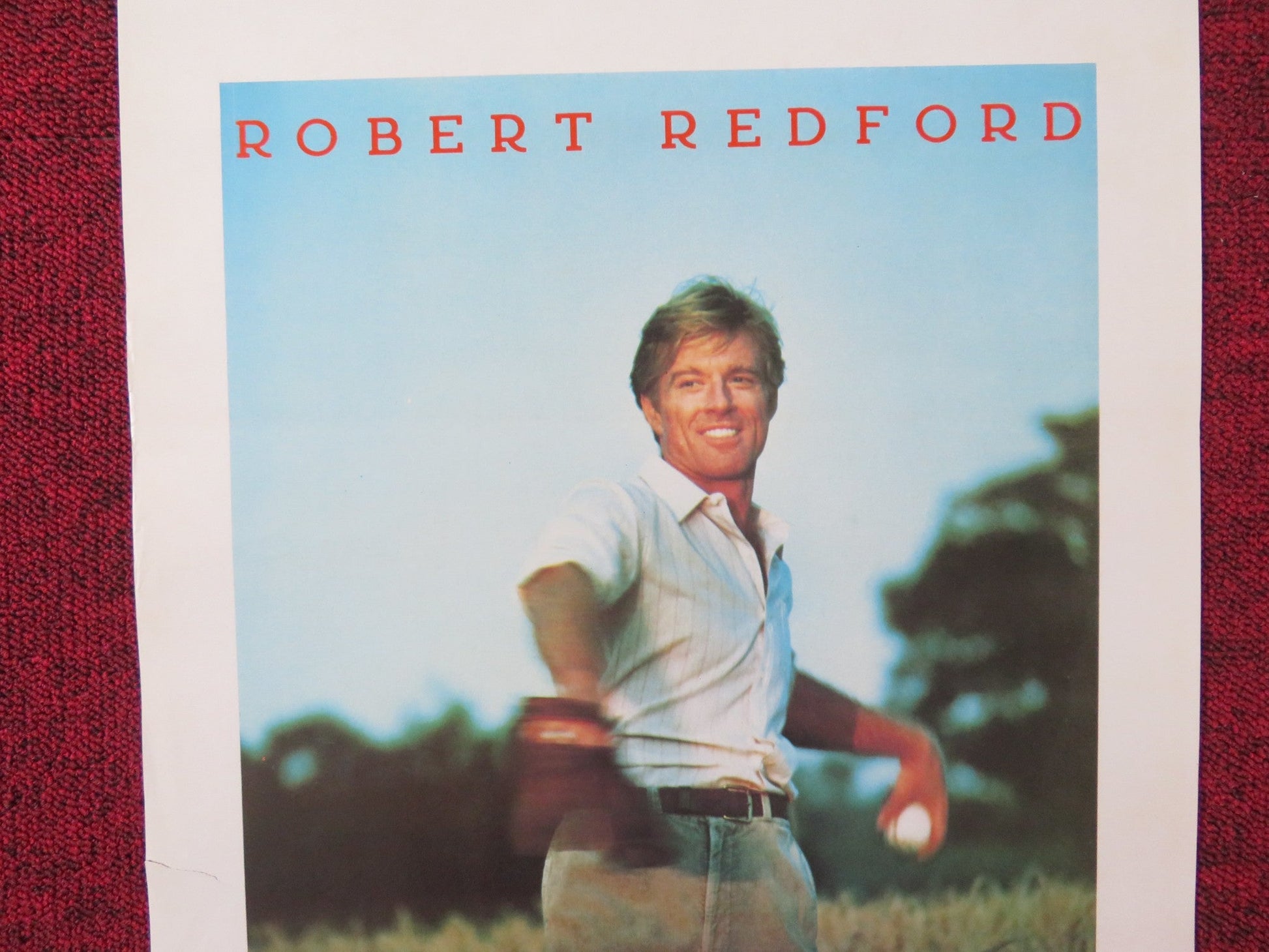THE NATURAL ITALIAN LOCANDINA POSTER ROBERT REDFORD ROBERT DUVALL 1984 Rendezvous Cinema Movie posters