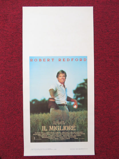 THE NATURAL ITALIAN LOCANDINA POSTER ROBERT REDFORD ROBERT DUVALL 1984 Rendezvous Cinema Movie posters