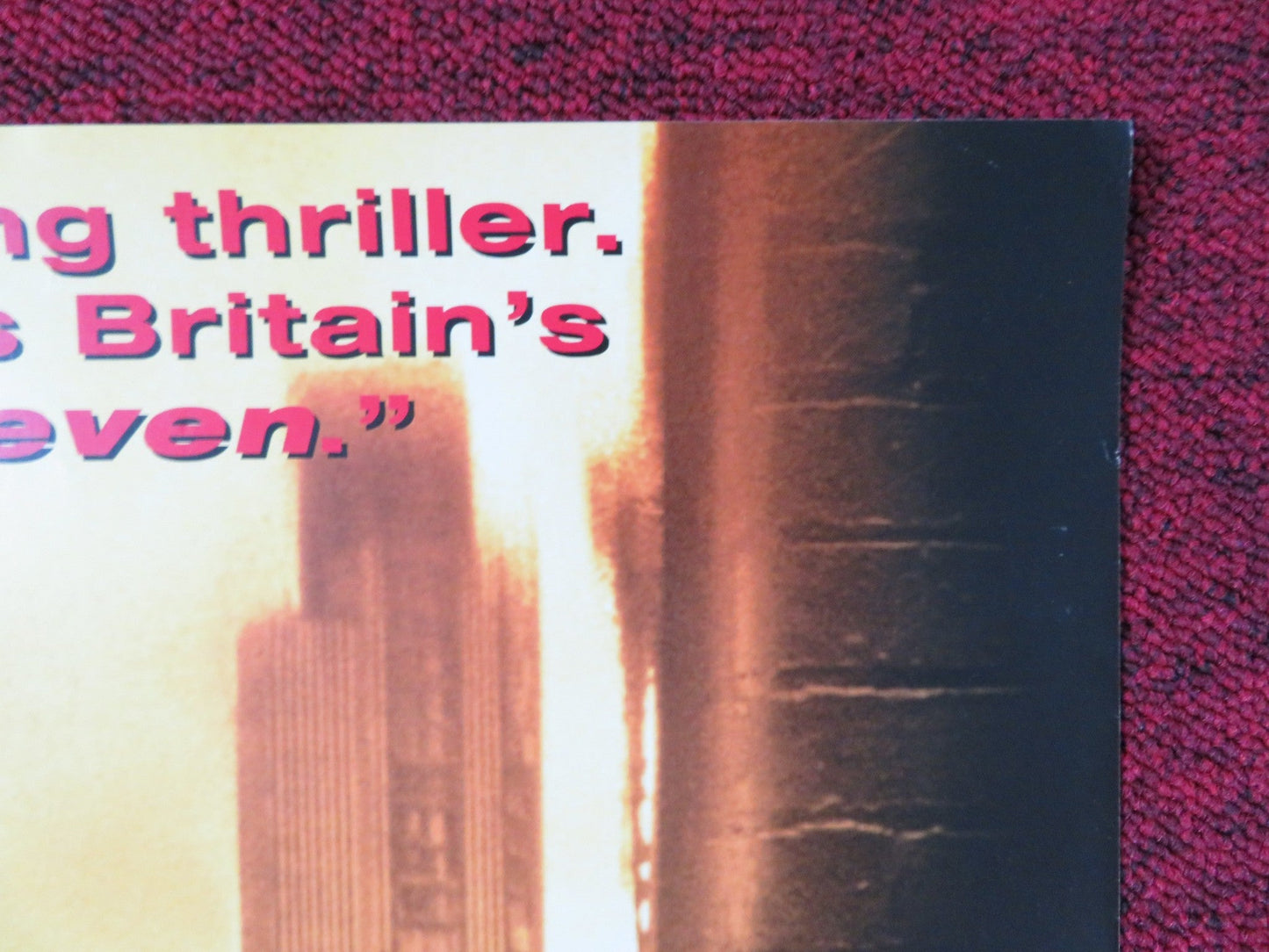 THE NEAR ROOM VHS VIDEO POSTER ADRIAN DUNBAR DAVID O'HARA 1995 Rendezvous Cinema Movie posters