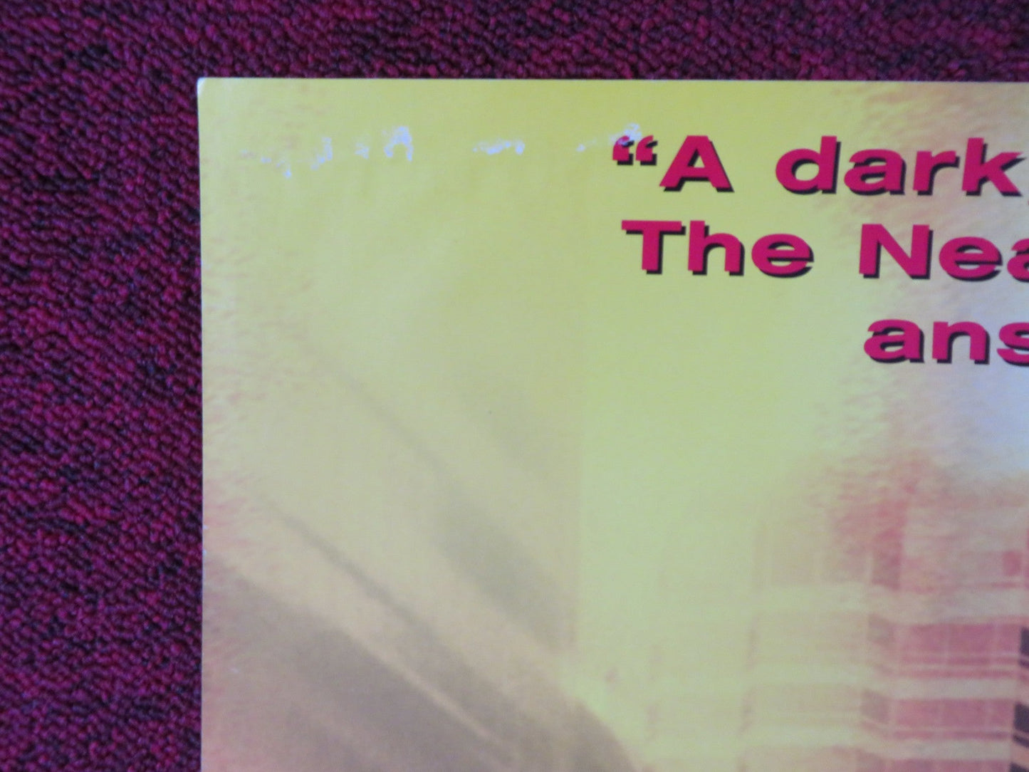 THE NEAR ROOM VHS VIDEO POSTER ADRIAN DUNBAR DAVID O'HARA 1995 Rendezvous Cinema Movie posters