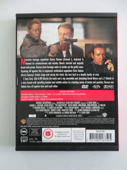 The Negotiator (DVD) Samuel L. Jackson Kevin Spacey 1998 Region 2 Movie posters