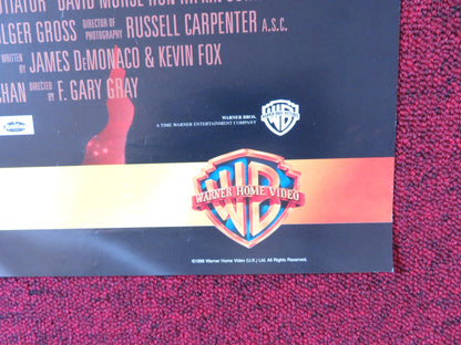 THE NEGOTIATOR VHS VIDEO POSTER SAMUEL L. JACKSON KEVIN SPACEY 1998 Rendezvous Cinema Movie posters