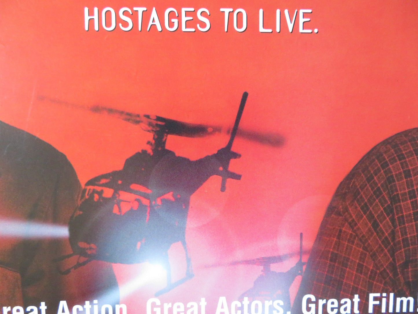 THE NEGOTIATOR VHS VIDEO POSTER SAMUEL L. JACKSON KEVIN SPACEY 1998 Rendezvous Cinema Movie posters