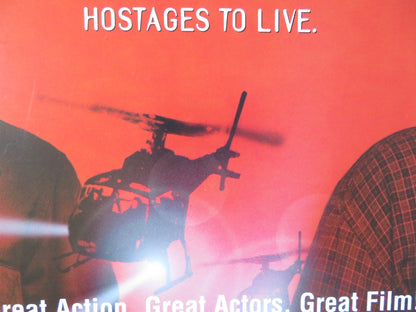 THE NEGOTIATOR VHS VIDEO POSTER SAMUEL L. JACKSON KEVIN SPACEY 1998 Rendezvous Cinema Movie posters