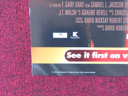 THE NEGOTIATOR VHS VIDEO POSTER SAMUEL L. JACKSON KEVIN SPACEY 1998 Rendezvous Cinema Movie posters