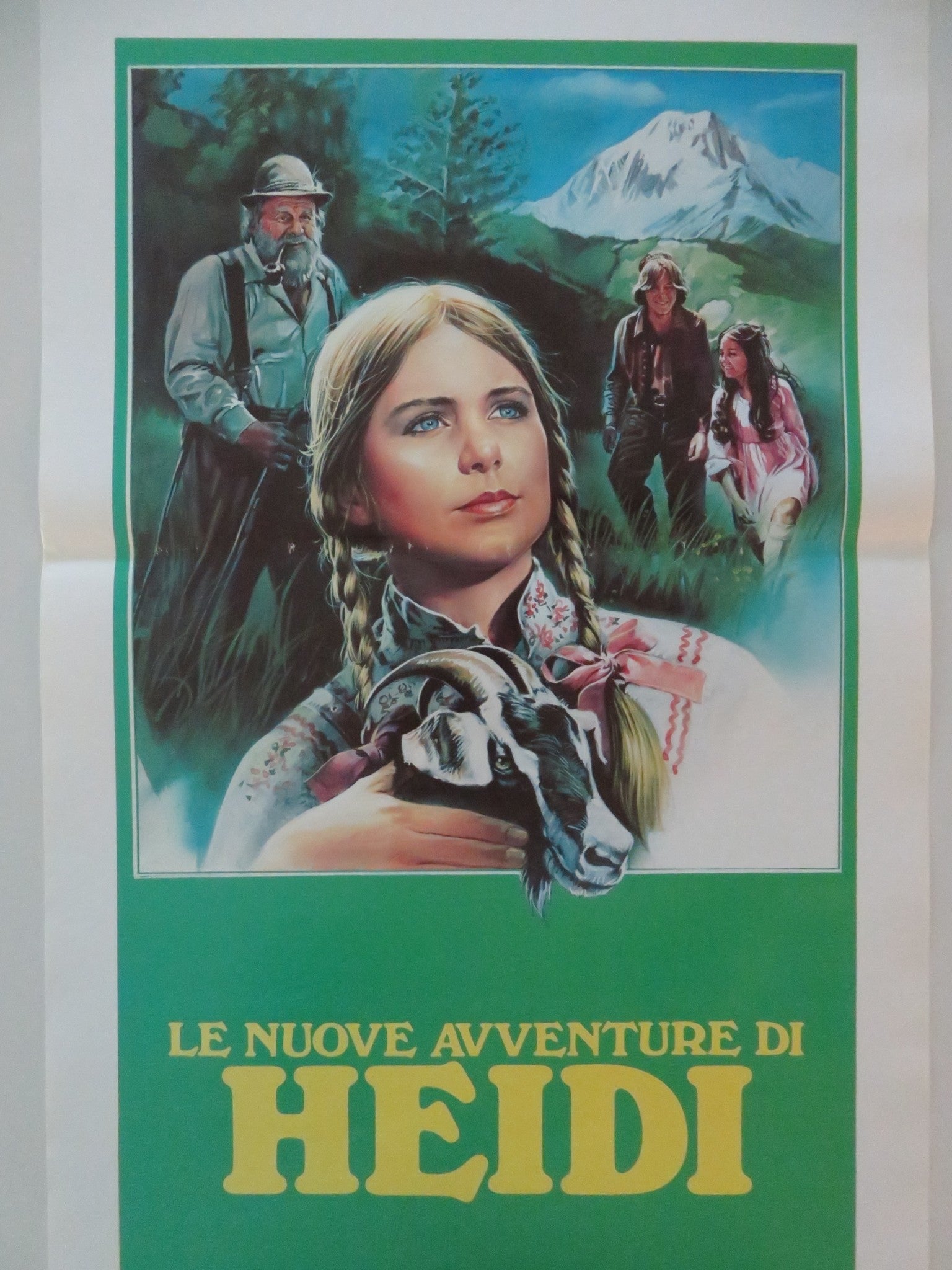THE NEW ADVENTURES OF HEIDI ITALIAN LOCANDINA POSTER BURL IVES KURTZMAN 1984 Movie posters