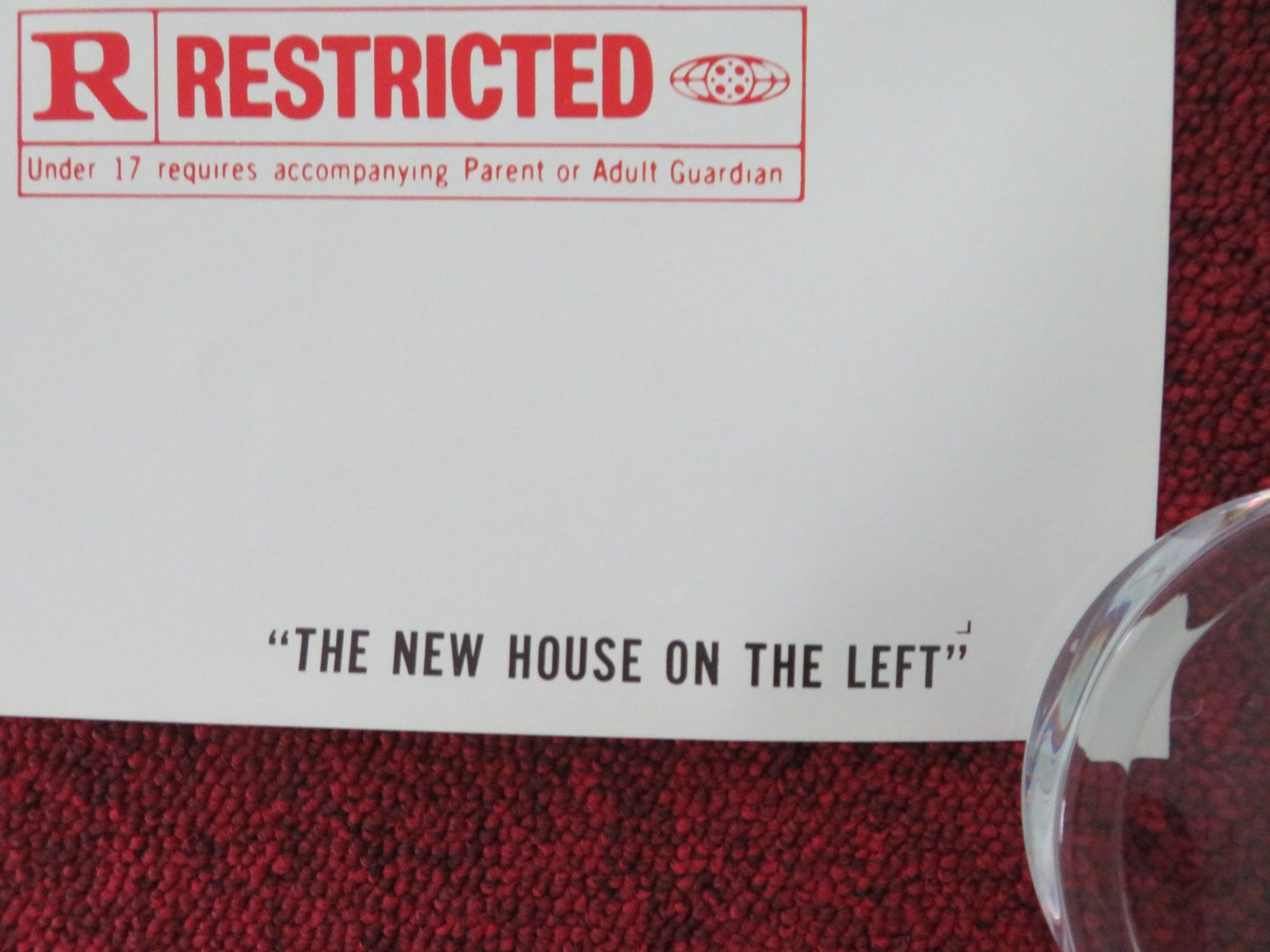 THE NEW HOUSE ON THE LEFT US TRI - FOLDED ONE SHEET ROLLED POSTER KAY BEAL 1975 Movie posters