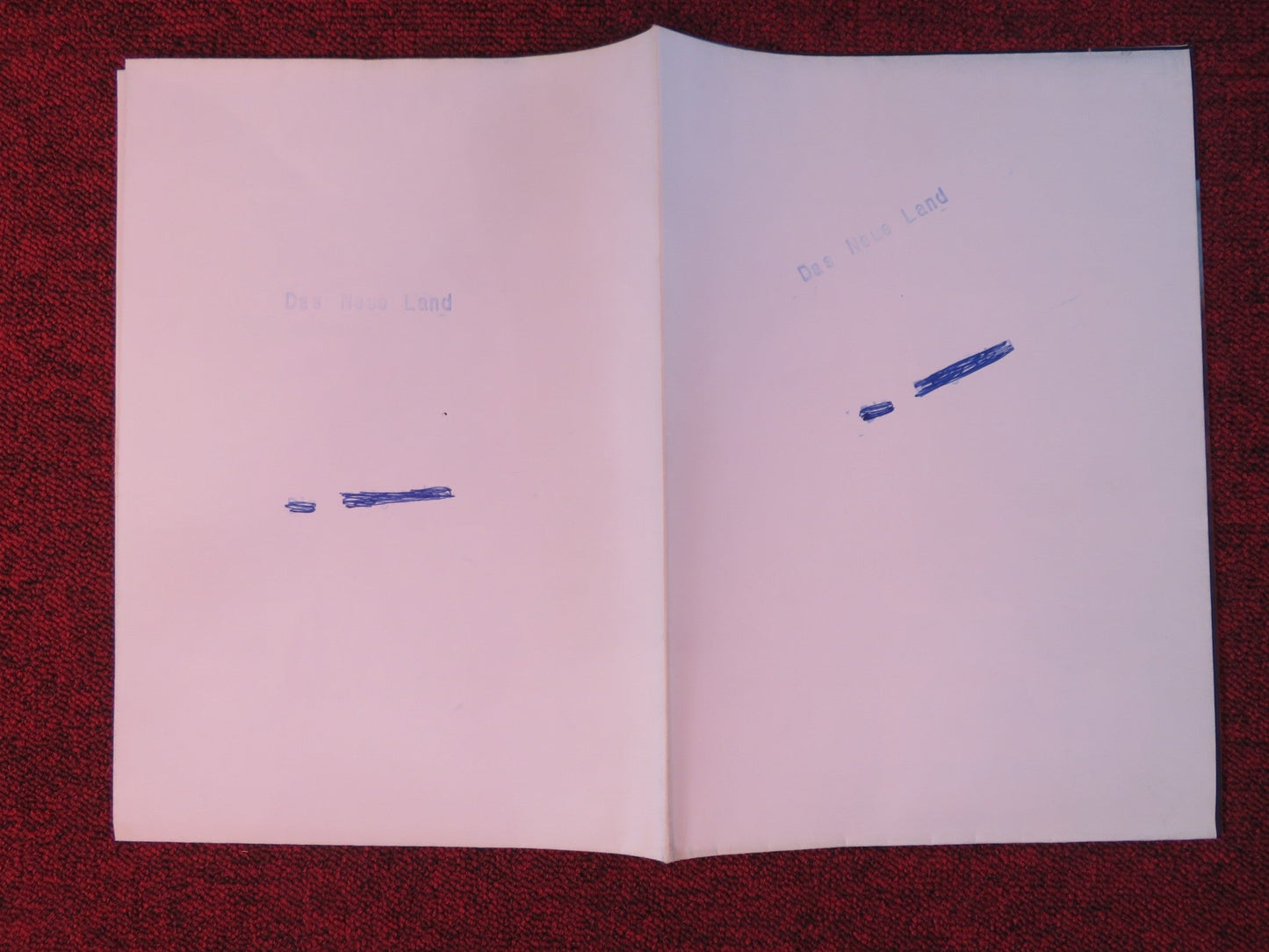 THE NEW LAND GERMAN A1 POSTER FOLDED MAX VON SYDOW LIV ULLMANN 1977 Rendezvous Cinema Movie posters