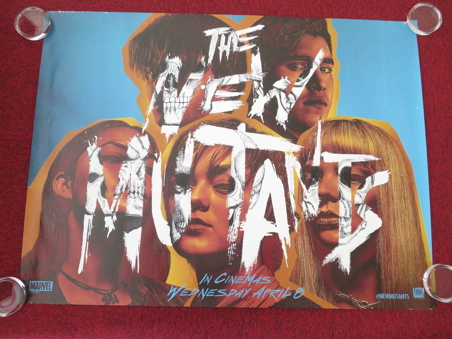 The New Mutants UK Quad Rolled Poster Marvel Anya Taylor-Joy M. Williams 2020 Movie posters