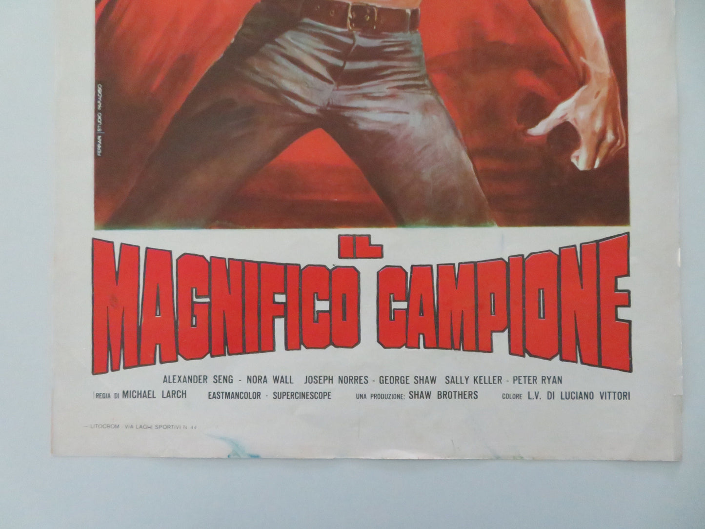 The New Shaolin Boxers Italian Locandina Poster Sheng Fu Jenny Tseng 1976 Movie posters