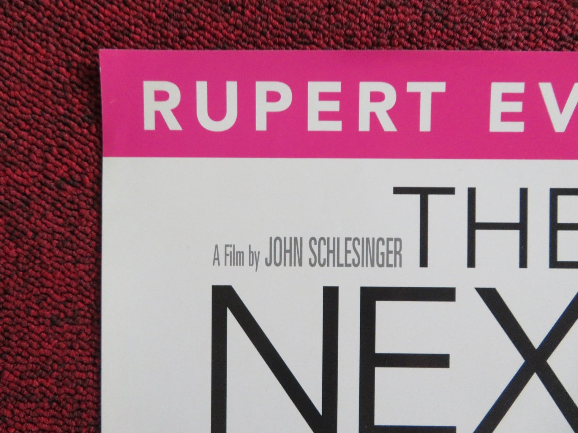 THE NEXT BEST THING VHS VIDEO POSTER MADONNA RUPERT EVERETT 2000 Rendezvous Cinema Movie posters