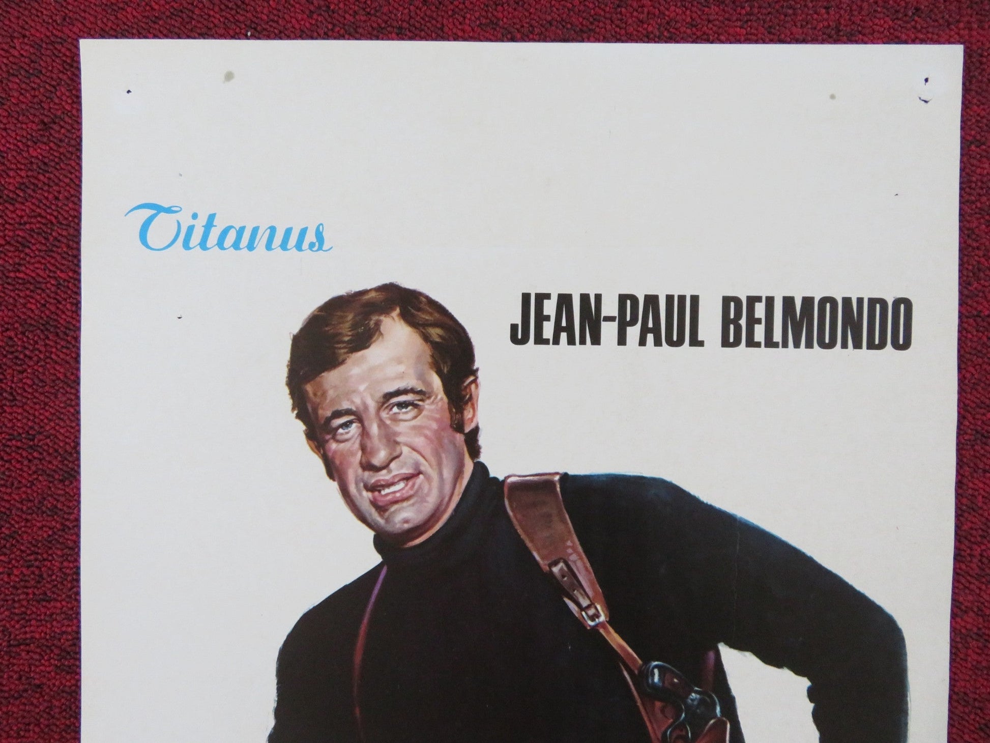 THE NIGHT CALLER ITALIAN LOCANDINA POSTER JEAN - PAUL BELMONDO CHARLES DENNER 1975 Rendezvous Cinema Movie posters