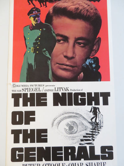THE NIGHT OF THE GENERALS US INSERT POSTER PETER O'TOOLE OMAR SHARIF 1967 Rendezvous Cinema Movie posters