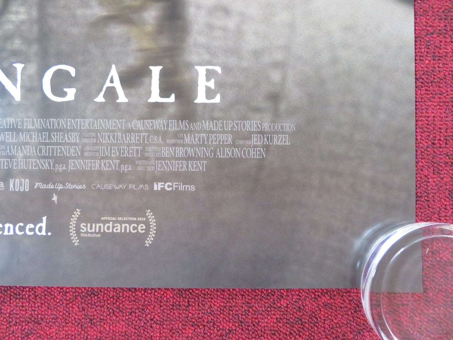 THE NIGHTINGALE US ONE SHEET ROLLED POSTER AISLING FRANCIOSI MAYA CHRISTIE 2018 Rendezvous Cinema Movie posters