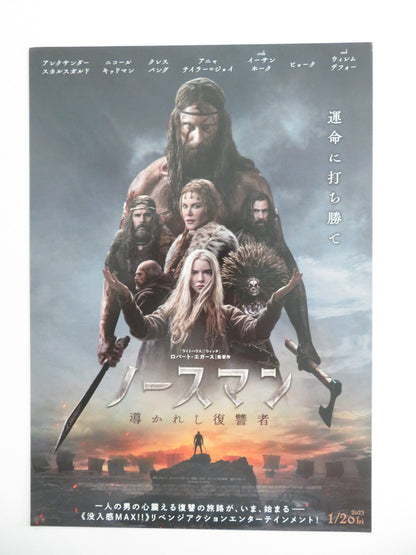 THE NORTHMAN JAPANESE CHIRASHI (B5) POSTER ALEXANDER SKARSGARD N. KIDMAN 2022 Movie posters