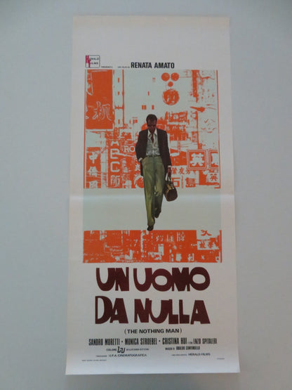 THE NOTHING MAN ITALIAN LOCANDINA POSTER SANDRO MORETTI MONICA STREBEL 1977 Movie posters