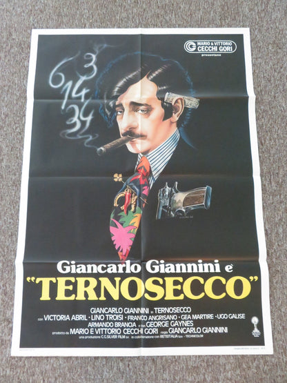 THE NUMBERS GAME ITALIAN 2 FOGLIO POSTER GIANCARLO GIANNINI VICTORIA ABRIL 1987 Rendezvous Cinema Movie posters