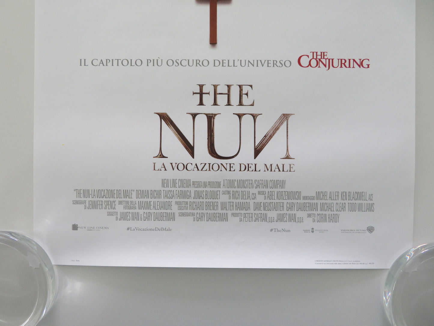 The Nun Italian Locandina Poster Demian Bichir Taissa Farmiga 2018 Movie posters