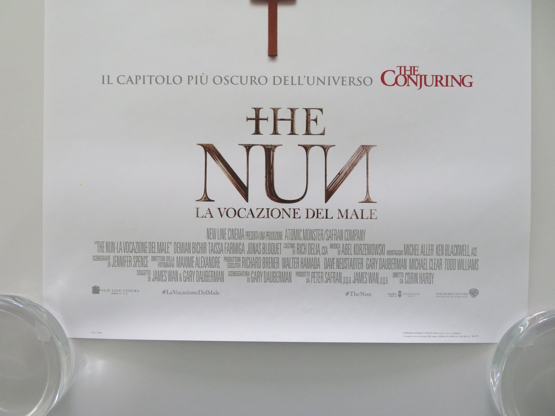 The Nun Italian Locandina Poster Demian Bichir Taissa Farmiga 2018 Movie posters