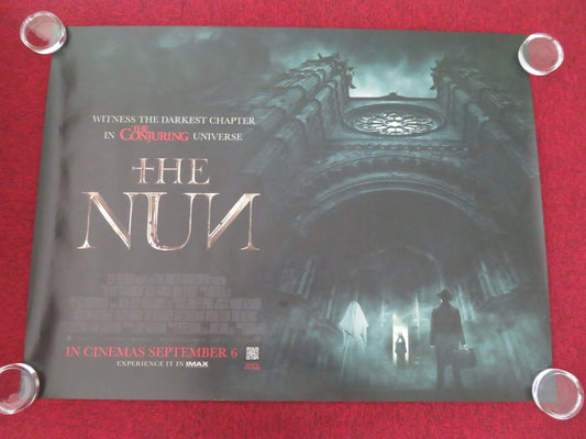 The Nun UK Quad Rolled Poster Demián Bichir Taissa Farmiga Jonas Bloquet 2018 Movie posters