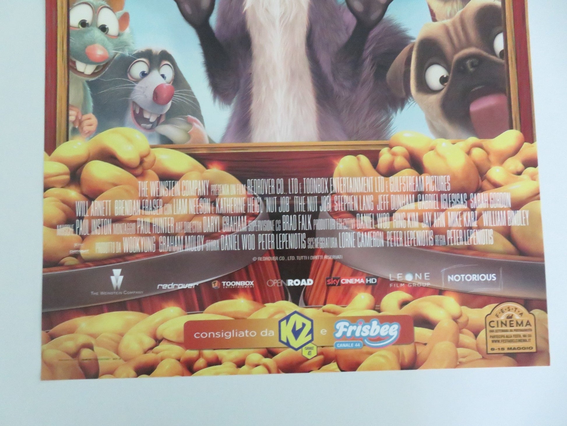 The Nut Job - B Italian Locandina Poster Will Arnett Brendan Fraser 2014 Movie posters