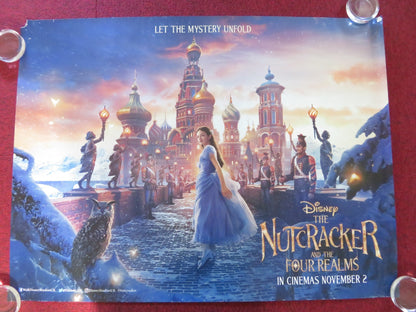 THE NUTCRACKER AND THE FOUR REALMS UK QUAD ROLLED POSTER M. FOY SWEET 2018 Rendezvous Cinema Movie posters