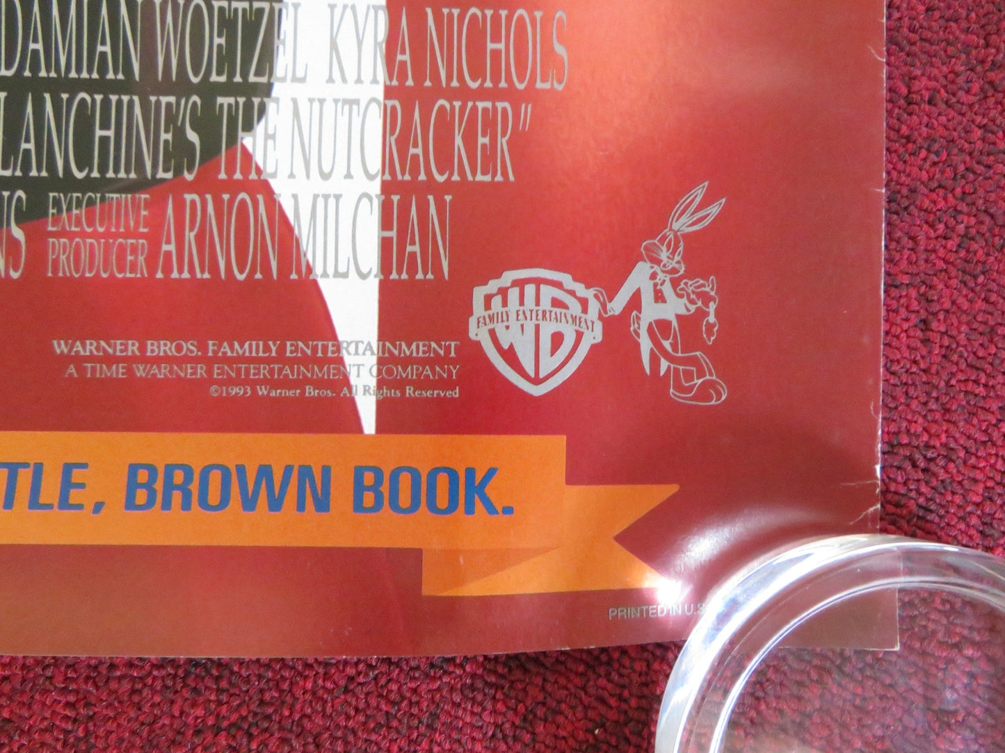 THE NUTCRACKER US ONE SHEET ROLLED POSTER DARCI KISTLER DAMIAN WOETZEL 1993 Rendezvous Cinema Movie posters