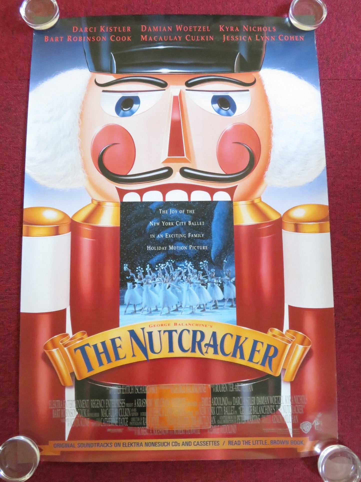 THE NUTCRACKER US ONE SHEET ROLLED POSTER DARCI KISTLER DAMIAN WOETZEL 1993 Rendezvous Cinema Movie posters