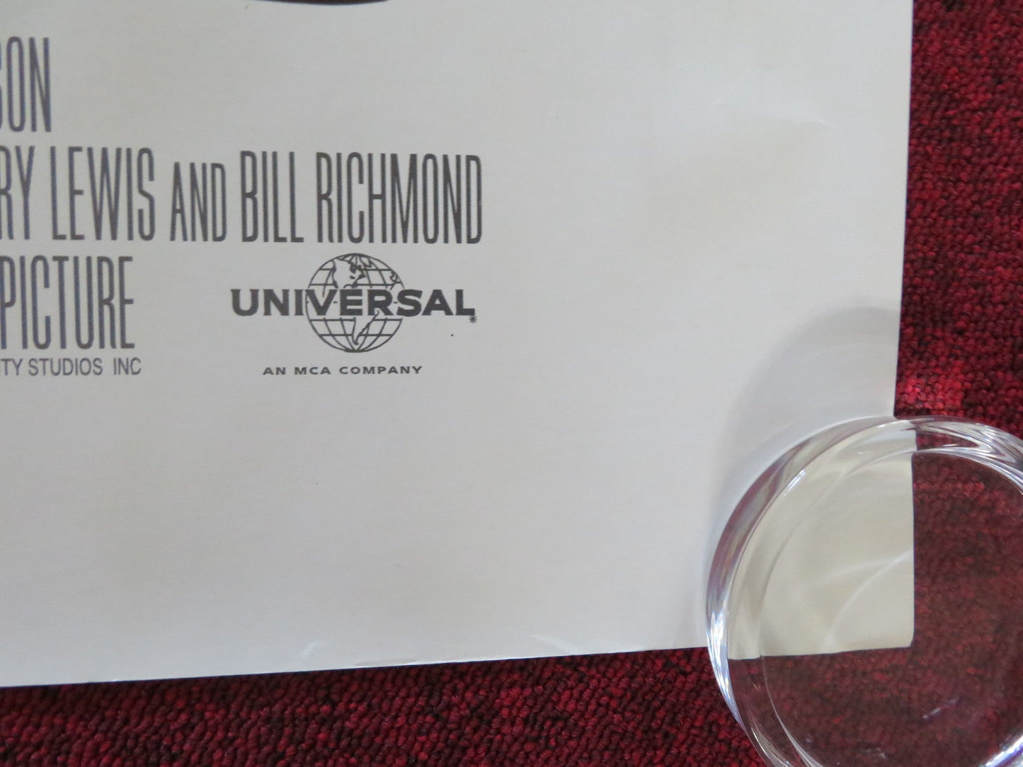 THE NUTTY PROFESSOR UK QUAD ROLLED POSTER EDDIE MURPHY JADA PINKETT SMITH 1996 Rendezvous Cinema Movie posters